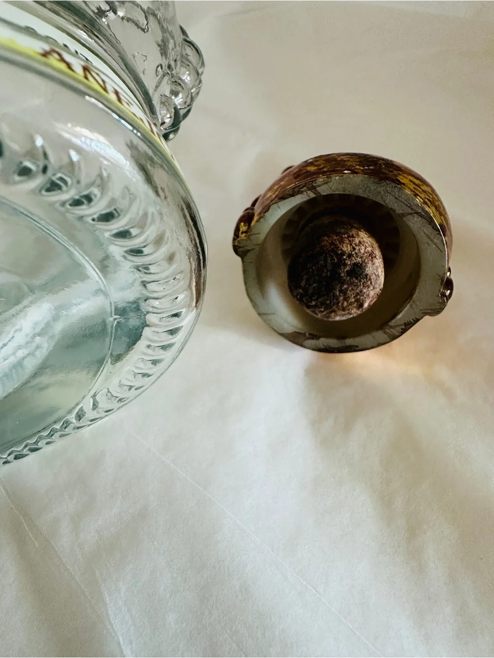 Gran Corralejo Añejo Crown Tequila Decanter & Stopper. Rare Empty Bottle